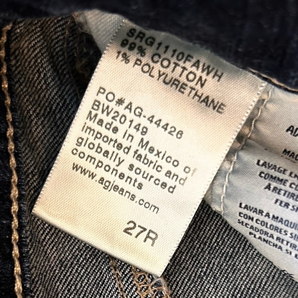 AG The Stilt Cigarette leg jeans 27R - Picture 10 of 13